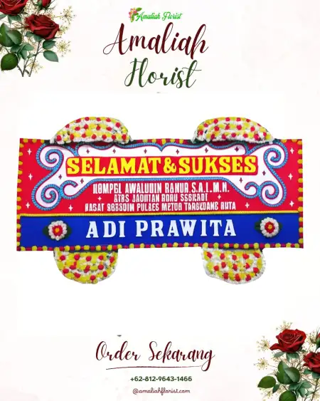 Papan Bunga Ucapan Selamat Kedungkendo